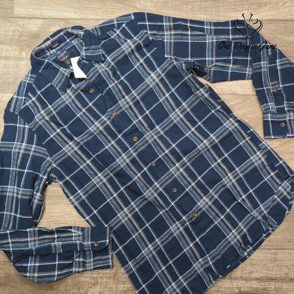J.Crew Classic Flannel Shirt Size S - Picture 1 of 5